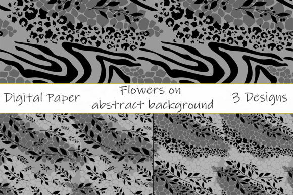 Abstract Pattern Leopard Flowers Spots Graphics and Patterns