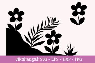 Flowers Silhouette 3: Graphics and Crafts for Local Branding
