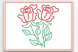 Flowers Two Roses Graphics and Crafts Review