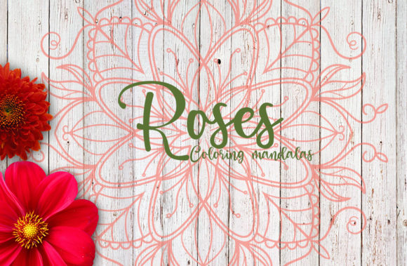 Roses Coloring Mandalas Embroidery Review